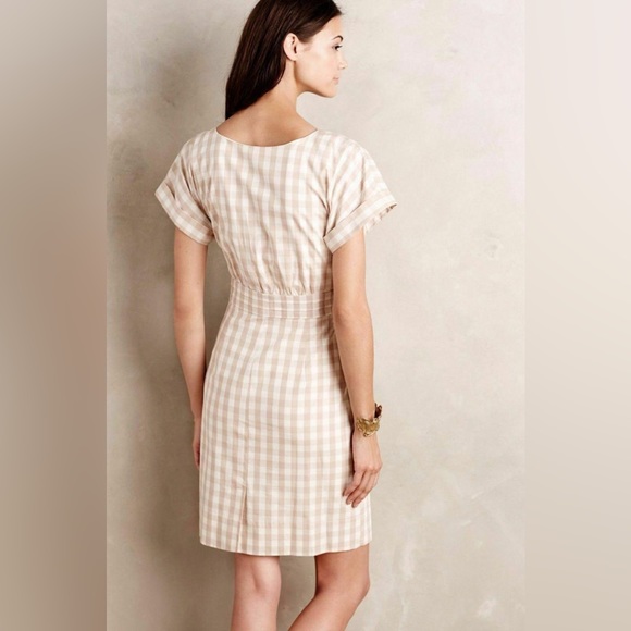 Anthro HD in Paris 2 Gingham Ribboned Dress - Picture 4 of 14